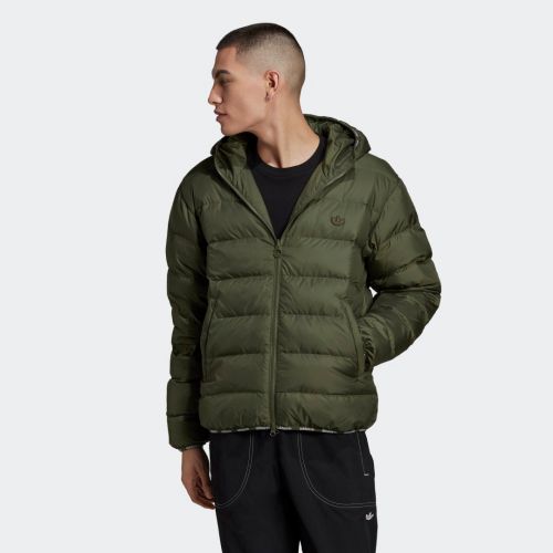 Lw down zip through puffer jacket (reversible)