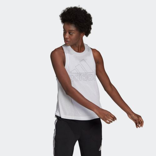 Adidas sportswear double-layer mesh tank top