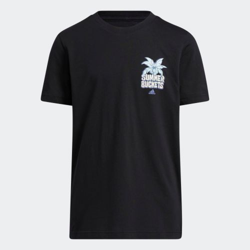 Big kids summer hoops graphic tee