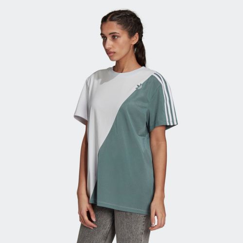 Adicolor sliced trefoil loose tee