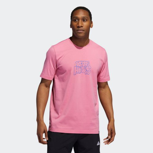 Lil stripe adidas hoops graphic tee