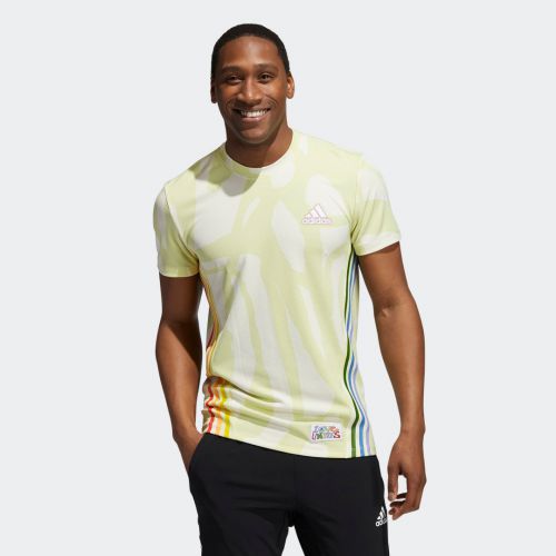 Adidas love unites aeroready 3-stripes graphic tee