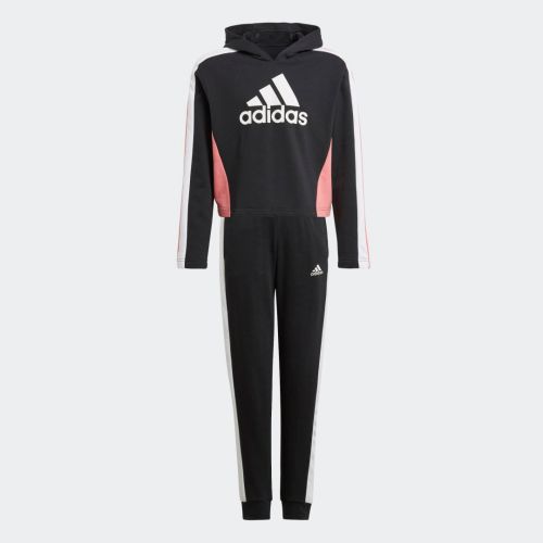 Colorblock crop top track suit