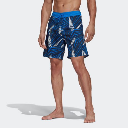 Graphic tech swim shorts