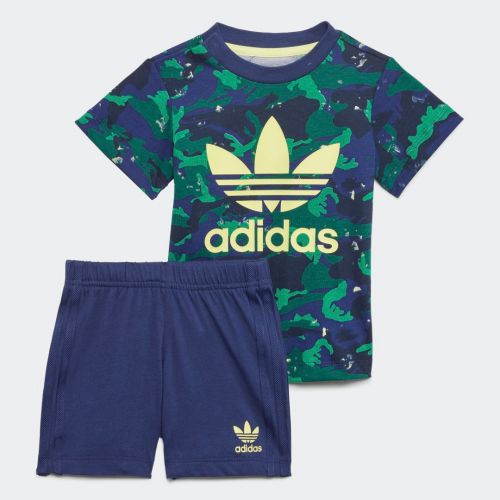 Camo shorts and tee set